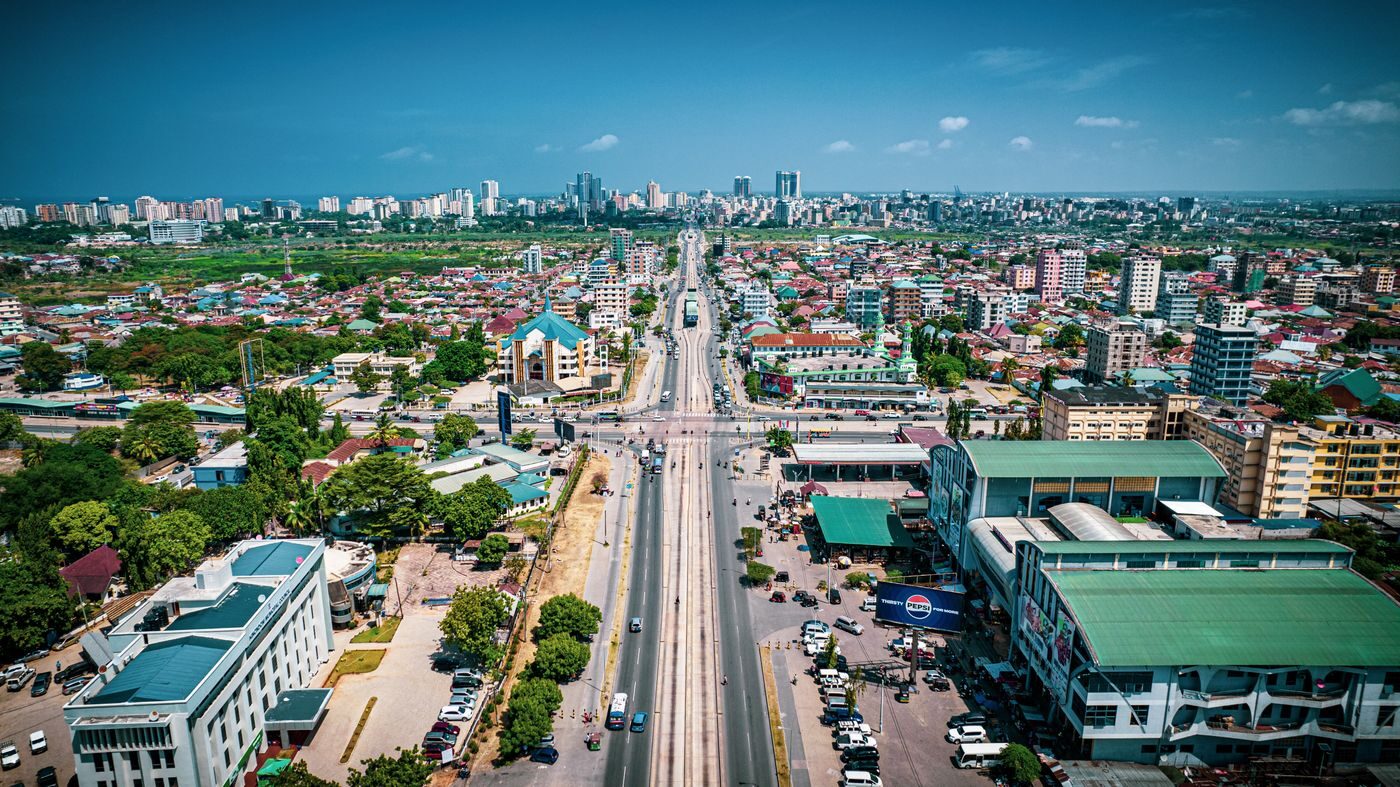 Dar es Salaam, the commercial heart of Tanzania.