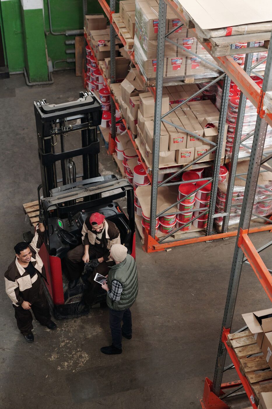 Warehousing and distribution along the trade corridors.